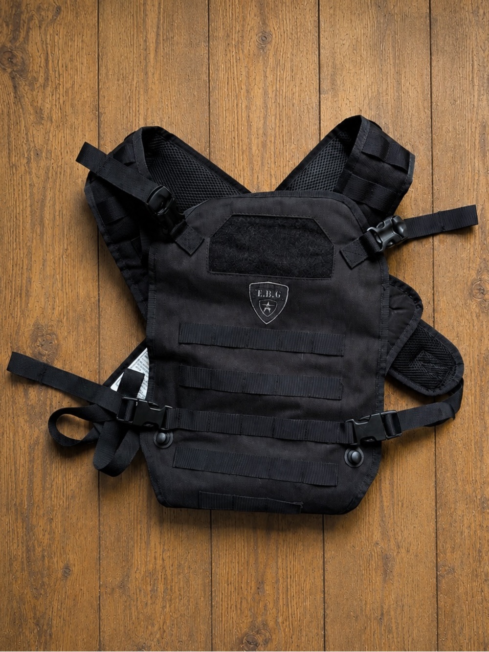 T.B.G. Black Tactical Patch Panel